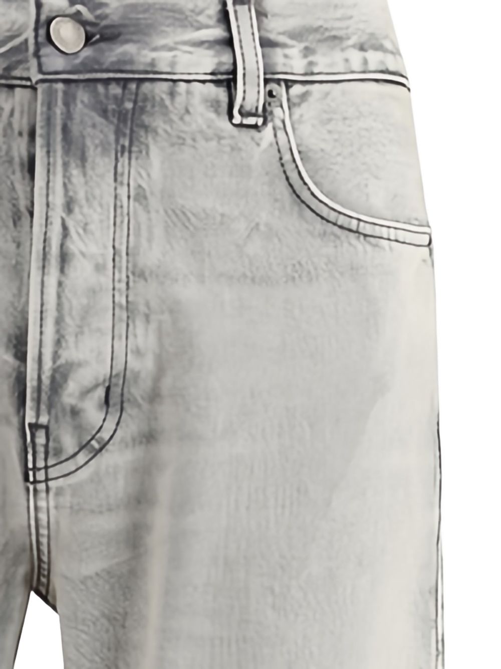 Jeans con lavaggio acido in grigio Haikure - uomo 