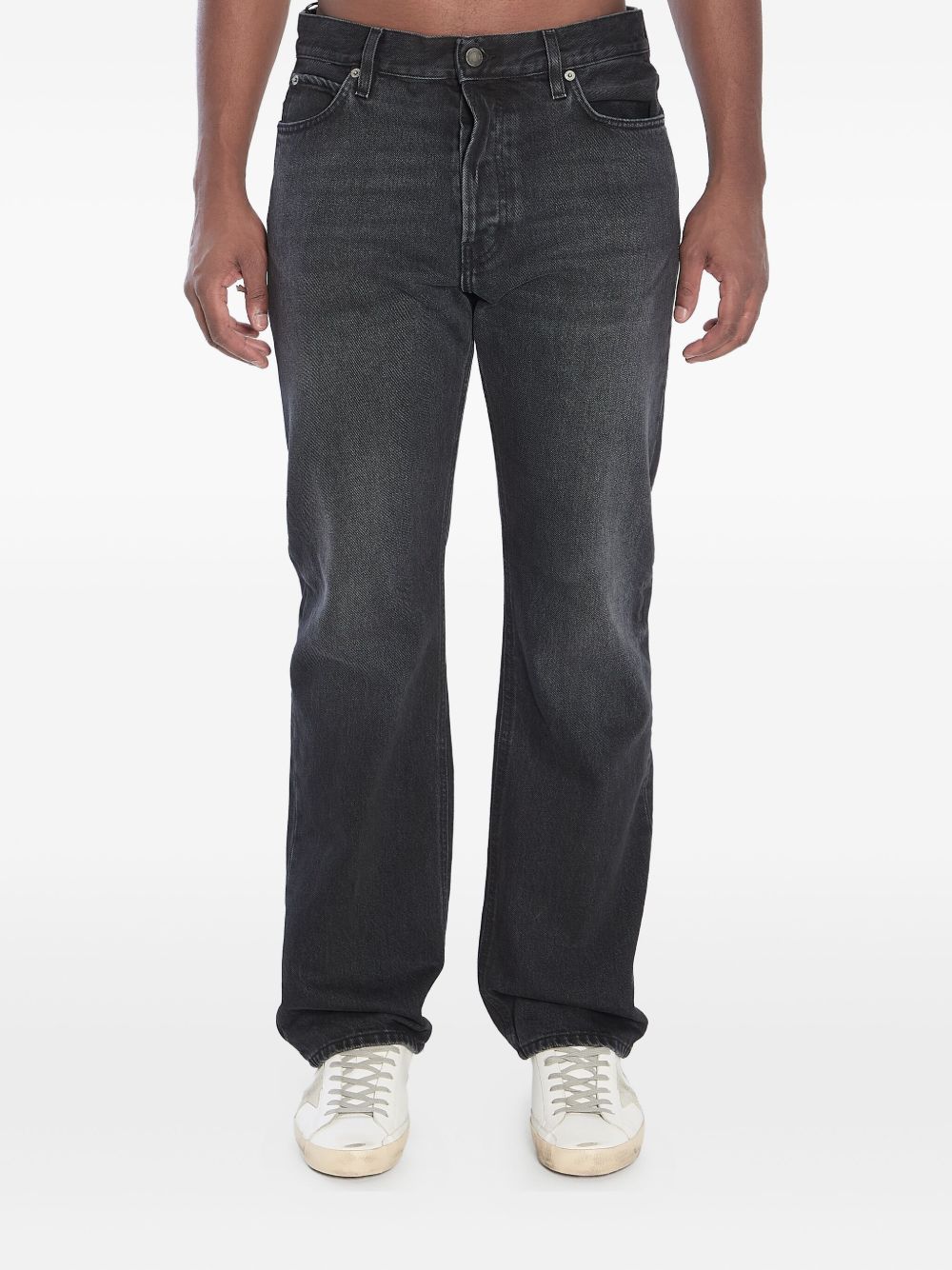 Jeans svasati con cinque tasche in nero Haikure - uomo 