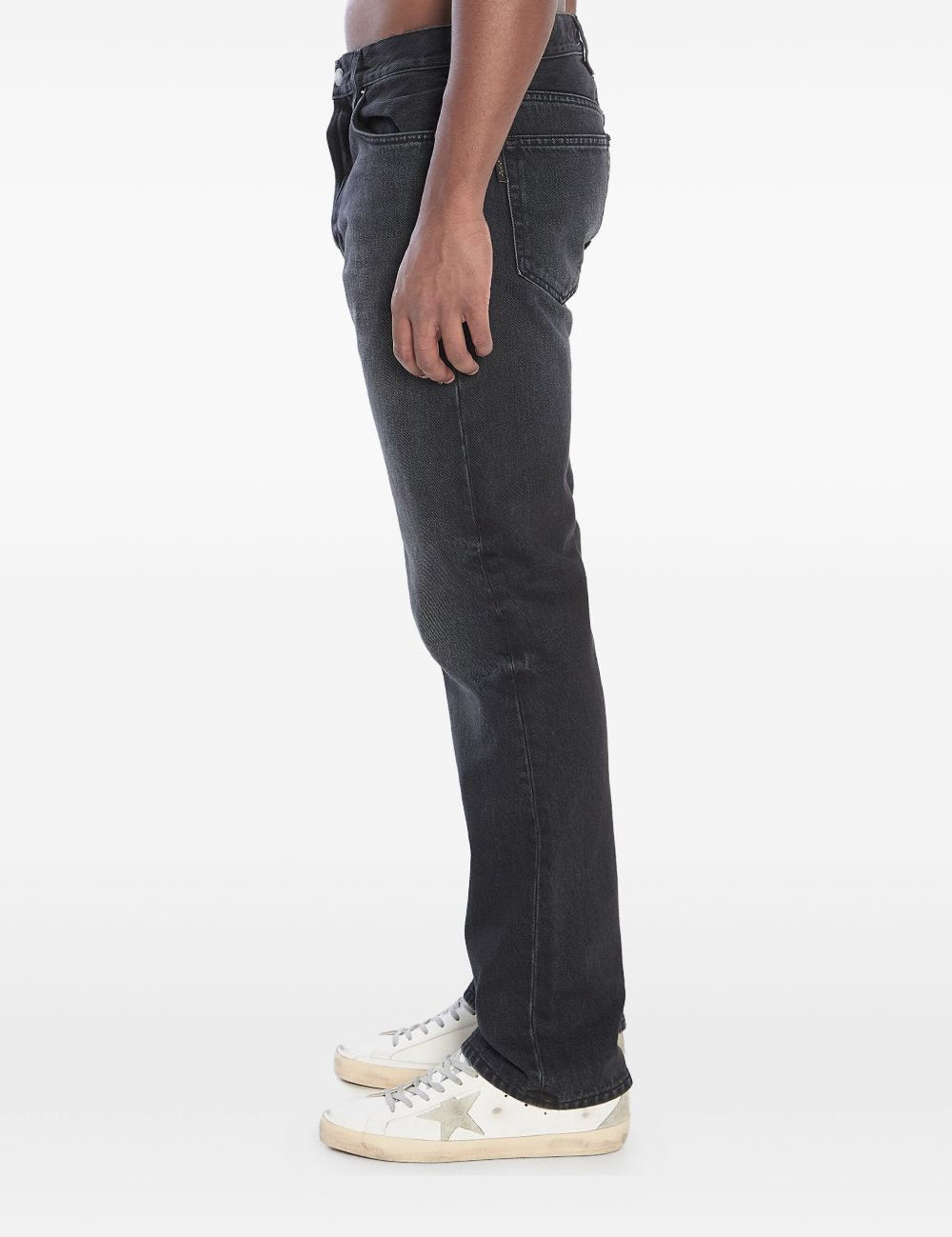 Jeans svasati con cinque tasche in nero Haikure - uomo 