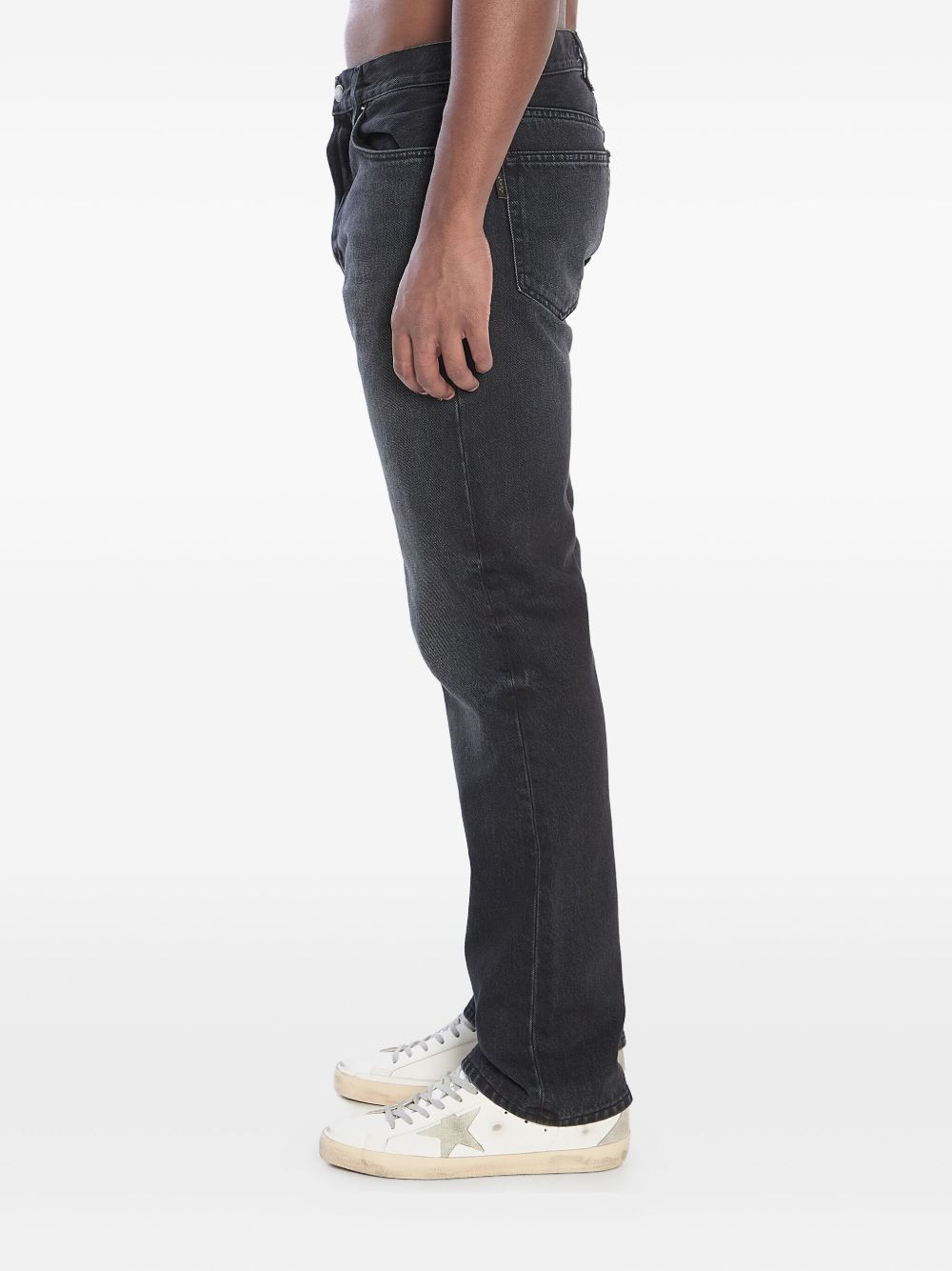 Jeans svasati con cinque tasche in nero Haikure - uomo 
