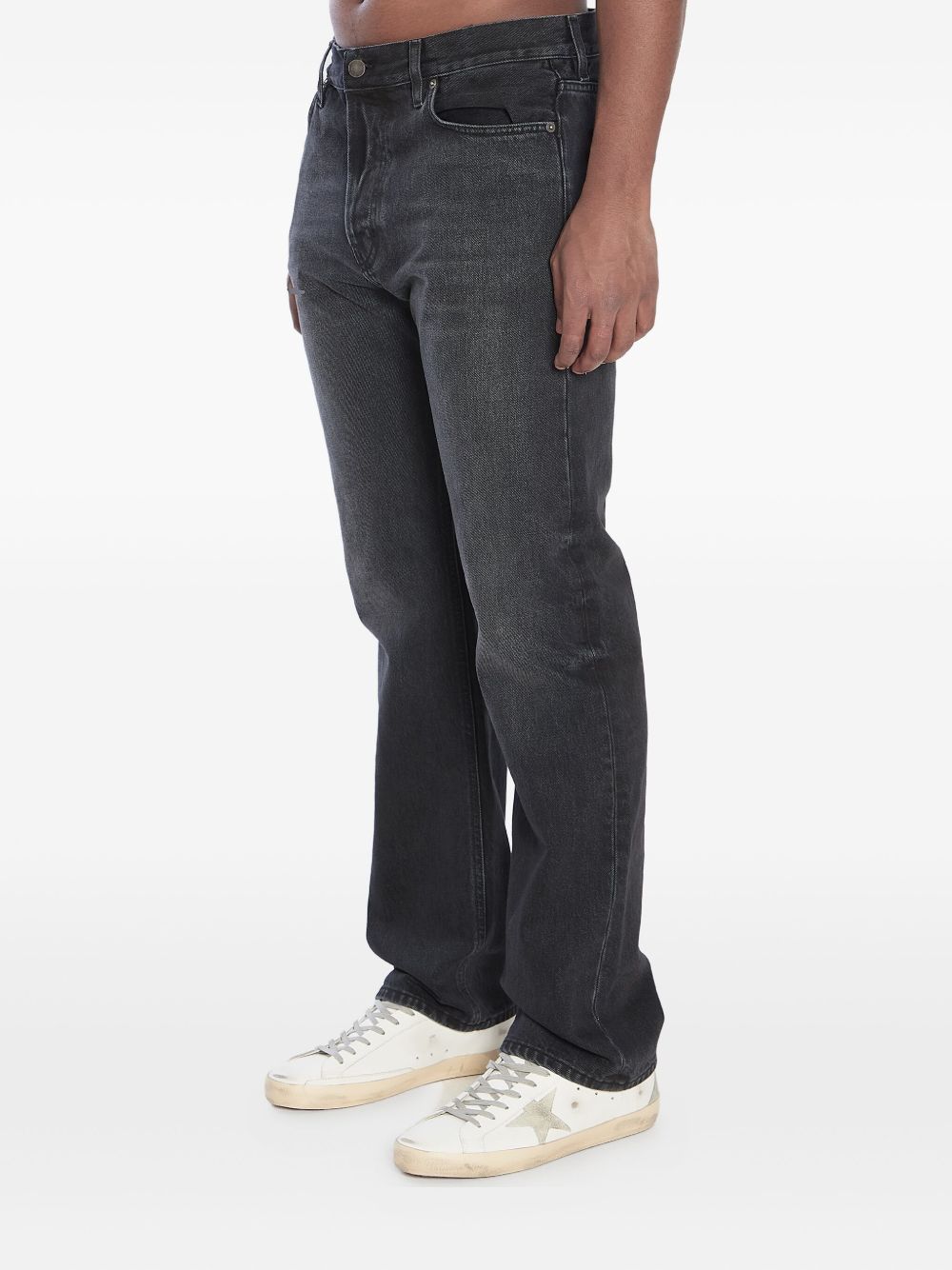 Jeans svasati con cinque tasche in nero Haikure - uomo 