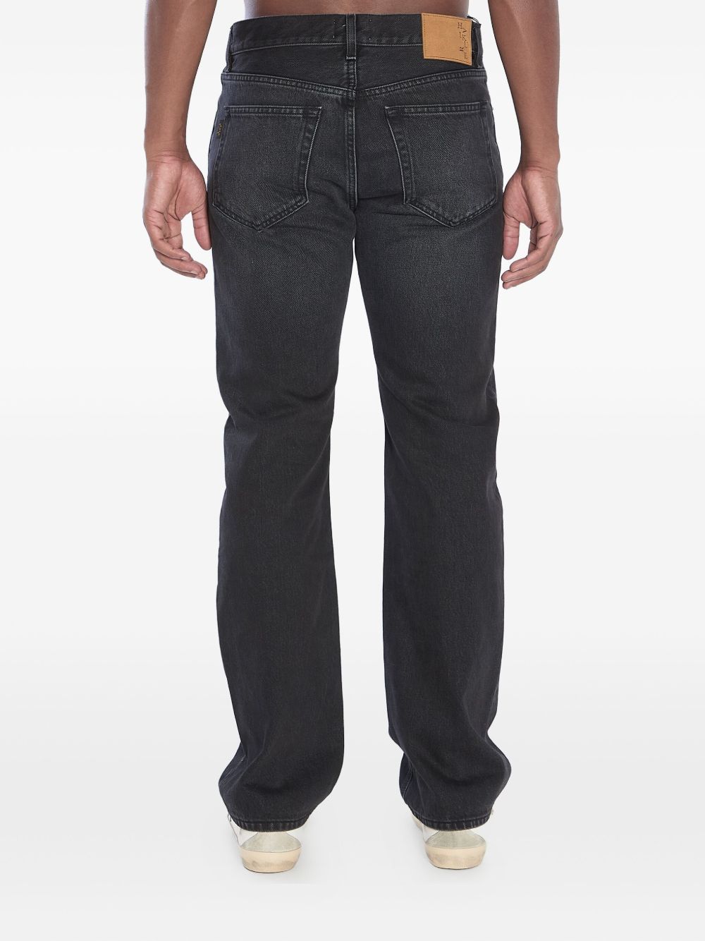 Jeans svasati con cinque tasche in nero Haikure - uomo 