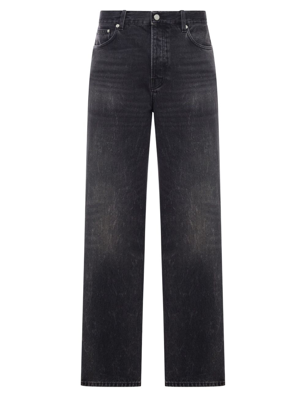 Jeans dritti con cinque tasche in  nero Haikure - uomo 