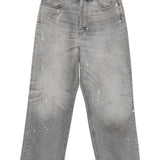 Jeans dritti con effetto vernice in grigio Haikure - uomo 