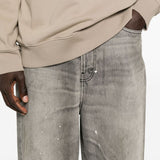 Jeans dritti con effetto vernice in grigio Haikure - uomo 