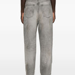 Jeans dritti con effetto vernice in grigio Haikure - uomo 