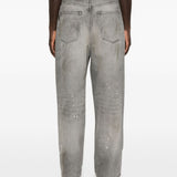 Jeans dritti con effetto vernice in grigio Haikure - uomo 