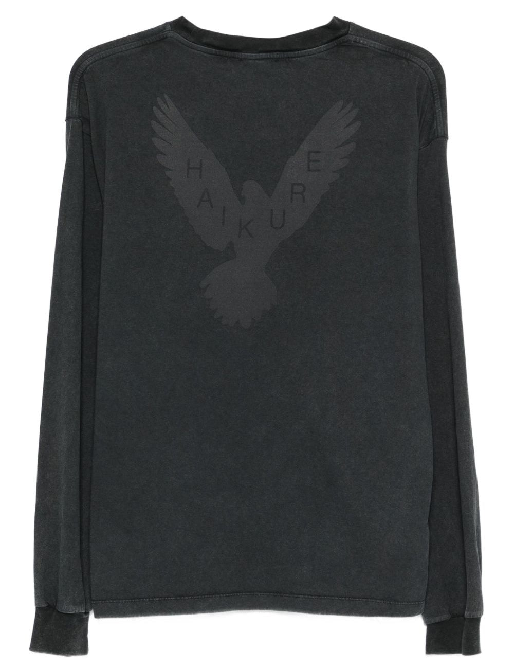 Top in cotone a maniche lunghe in grigio Haikure - uomo 