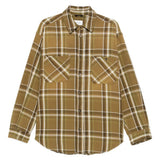 Giacca-camicia a quadri con tasche in verde Haikure - uomo 