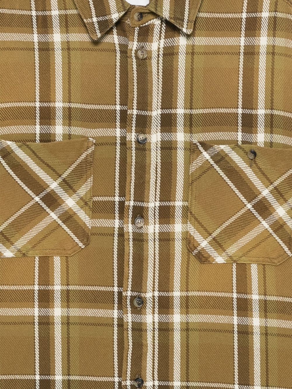 Giacca-camicia a quadri con tasche in verde Haikure - uomo 