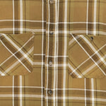 Giacca-camicia a quadri con tasche in verde Haikure - uomo 