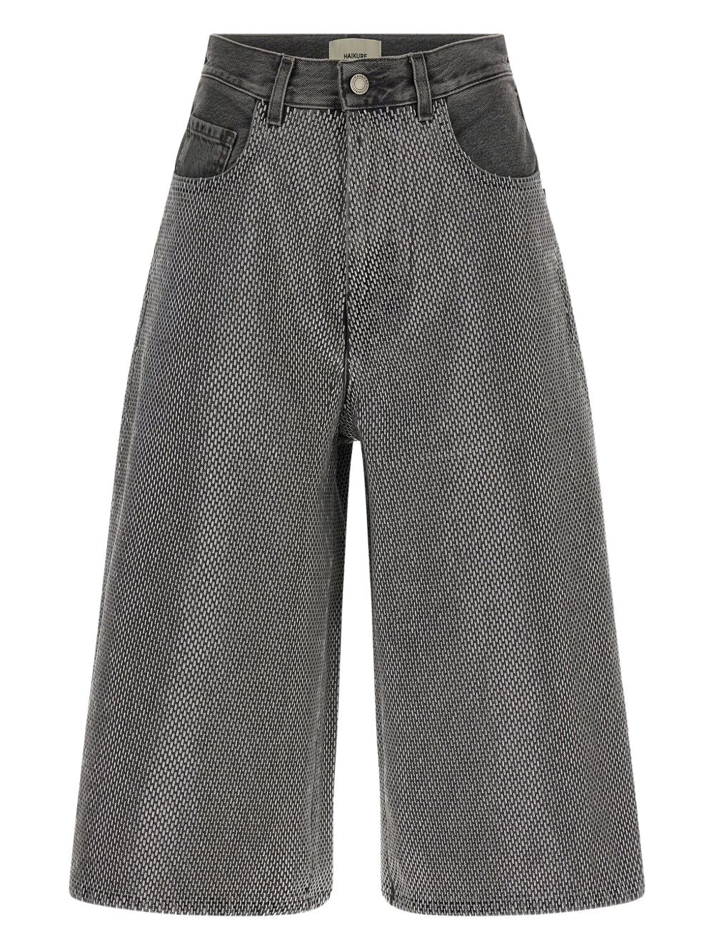 Jeans a gamba larga  in grigio Haikure - donna 