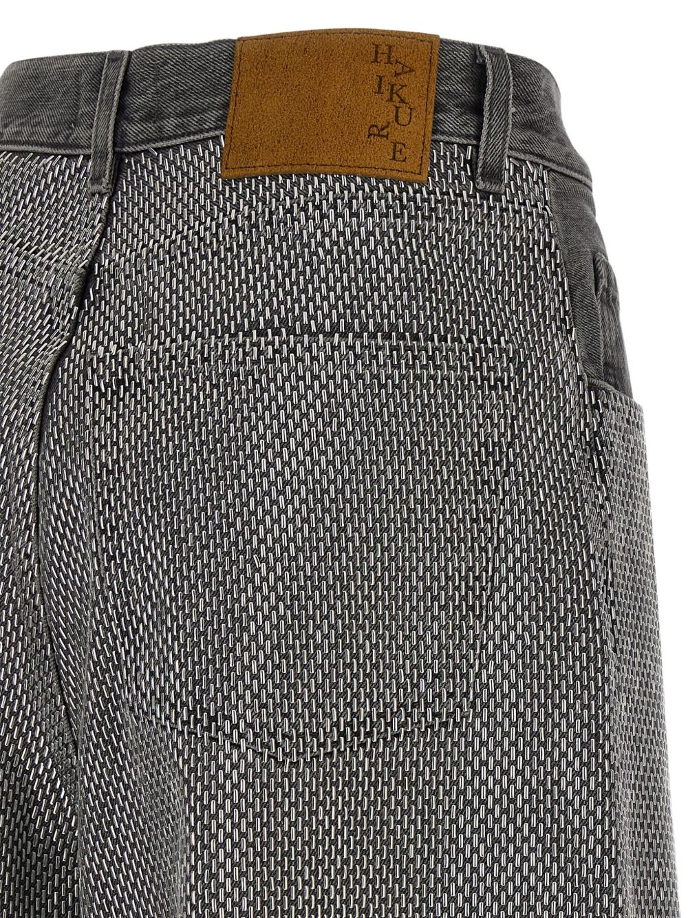 Jeans a gamba larga  in grigio Haikure - donna 