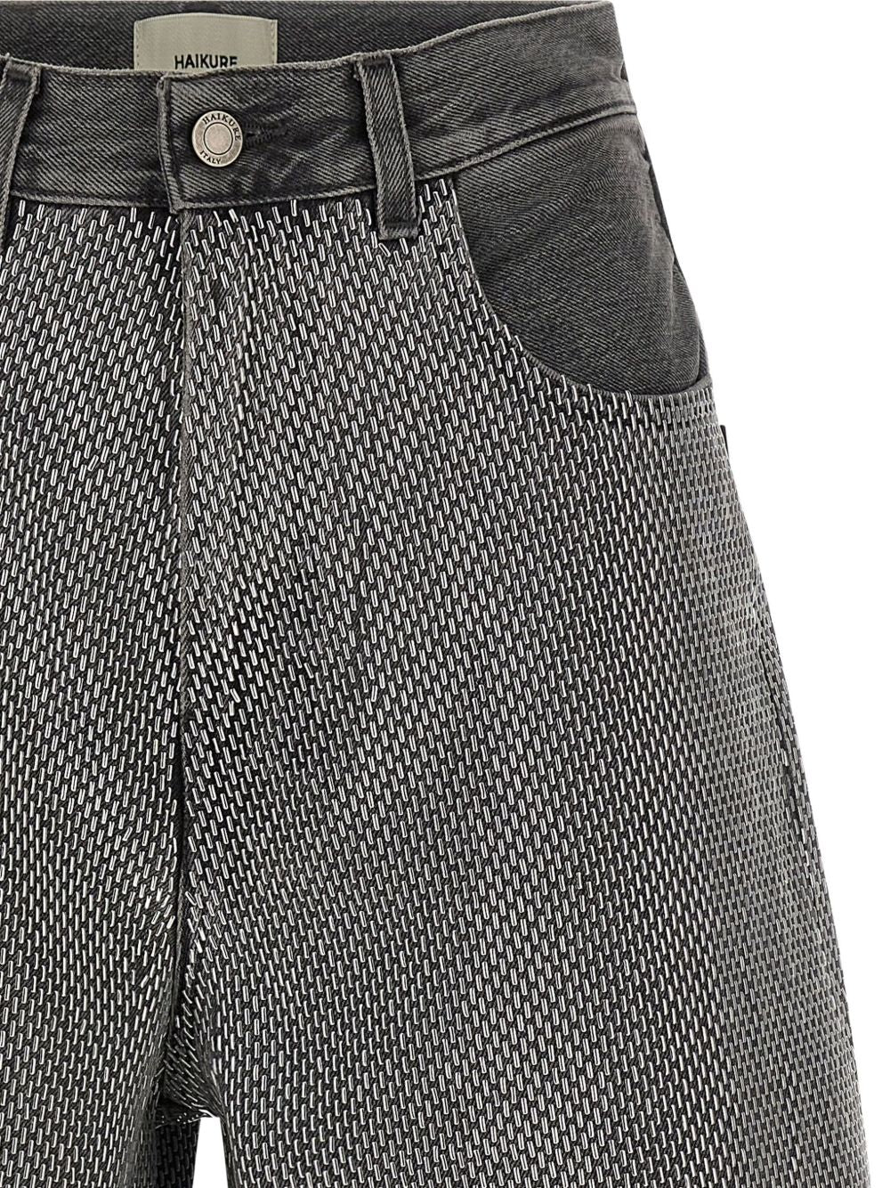 Jeans a gamba larga  in grigio Haikure - donna 