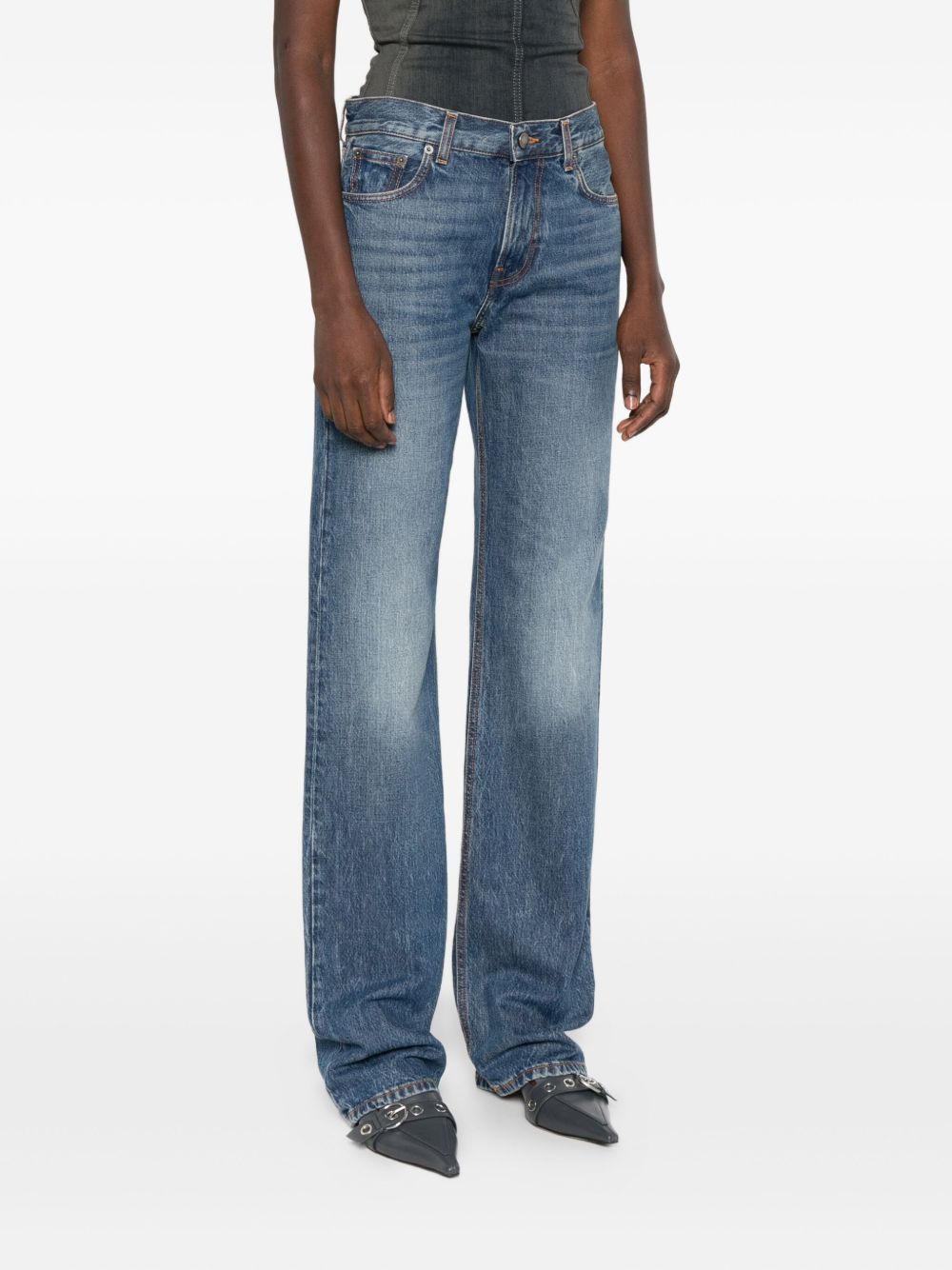 Jeans Cleo con lavaggio scuro in blu Haikure - donna 