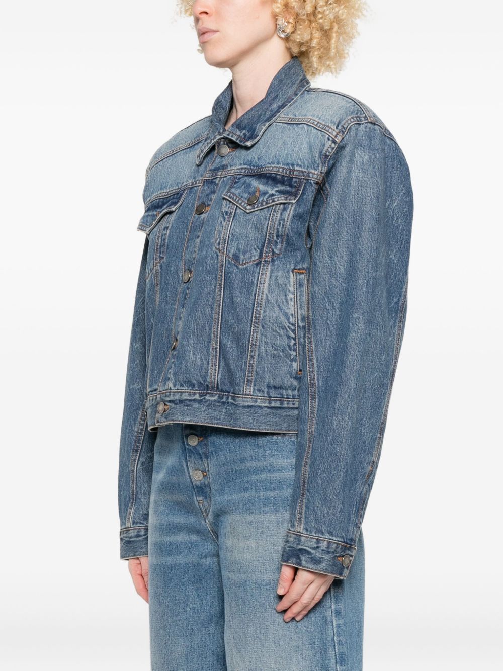 Giacca denim con botton in blu Haikure - donna 