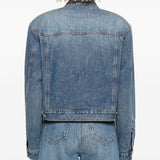 Giacca denim con botton in blu Haikure - donna 