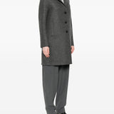 Cappotto con applicazione e bottoni in grigio Harris Wharf London - donna 