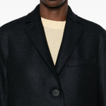 Cappotto monopetto in blu Harris wharf london - donna 