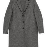 Cappotto monopetto in grigio Harris wharf london - donna 