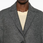 Cappotto monopetto in grigio Harris wharf london - donna 