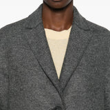 Cappotto monopetto in grigio Harris wharf london - donna 