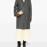 Cappotto monopetto in grigio Harris wharf london - donna 