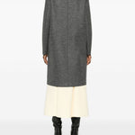 Cappotto monopetto in grigio Harris wharf london - donna 