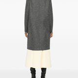 Cappotto monopetto in grigio Harris wharf london - donna 