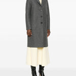 Cappotto monopetto in grigio Harris wharf london - donna 