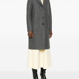 Cappotto monopetto in grigio Harris wharf london - donna 