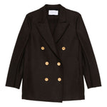 Cappotto doppiopetto in marrone Harris wharf london - donna 