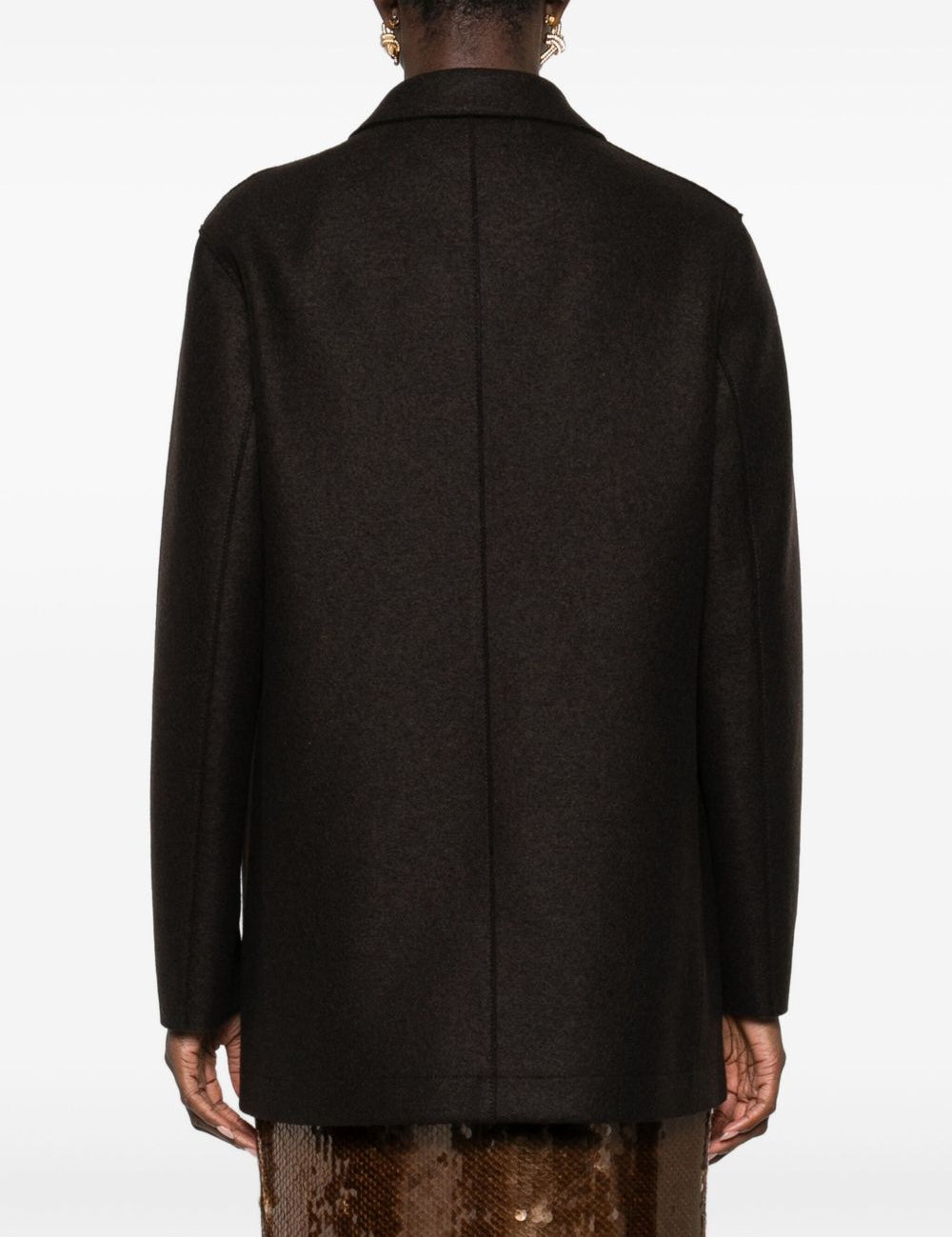 Cappotto doppiopetto in marrone Harris wharf london - donna 