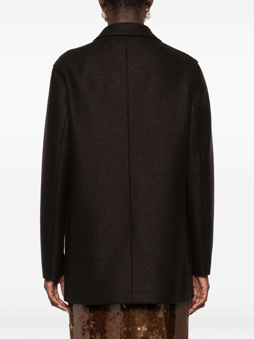 Cappotto doppiopetto in marrone Harris wharf london - donna 