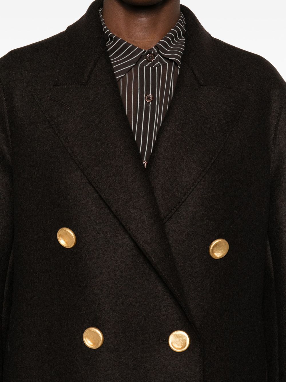 Cappotto doppiopetto in marrone Harris wharf london - donna 