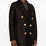 Cappotto doppiopetto in marrone Harris wharf london - donna 