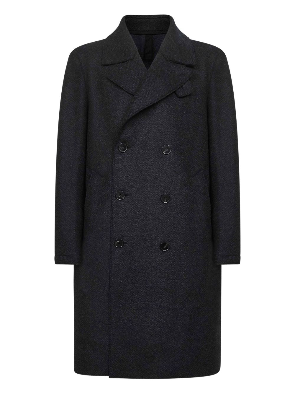 Cappotto doppiopetto in lana in grigio Harris wharf london - uomo 
