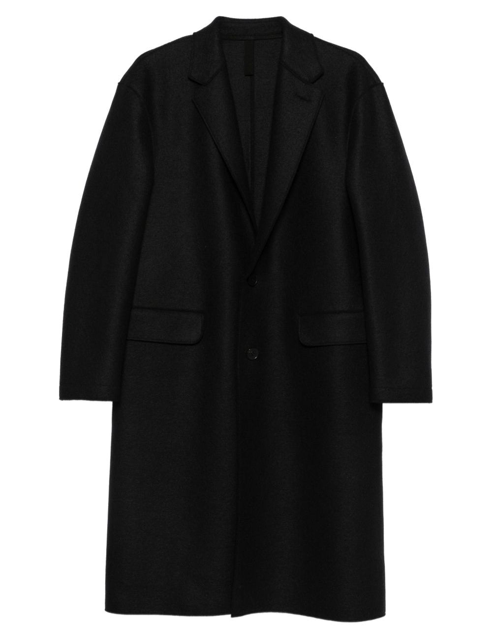 Cappotto monopetto con tasche in blu Harris wharf london - uomo 