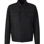 Giacca in lana con colletto classico in grigio Harris wharf london - uomo 