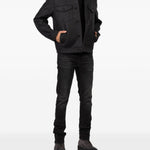 Giacca in lana con colletto classico in grigio Harris wharf london - uomo 