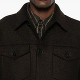 Giacca con taschino in marrone Harris wharf london - uomo 