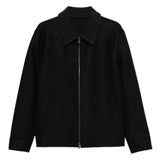 Giacca con zip in nero Harris wharf london - uomo 