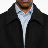 Giacca con zip in nero Harris wharf london - uomo 
