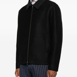 Giacca con zip in nero Harris wharf london - uomo 