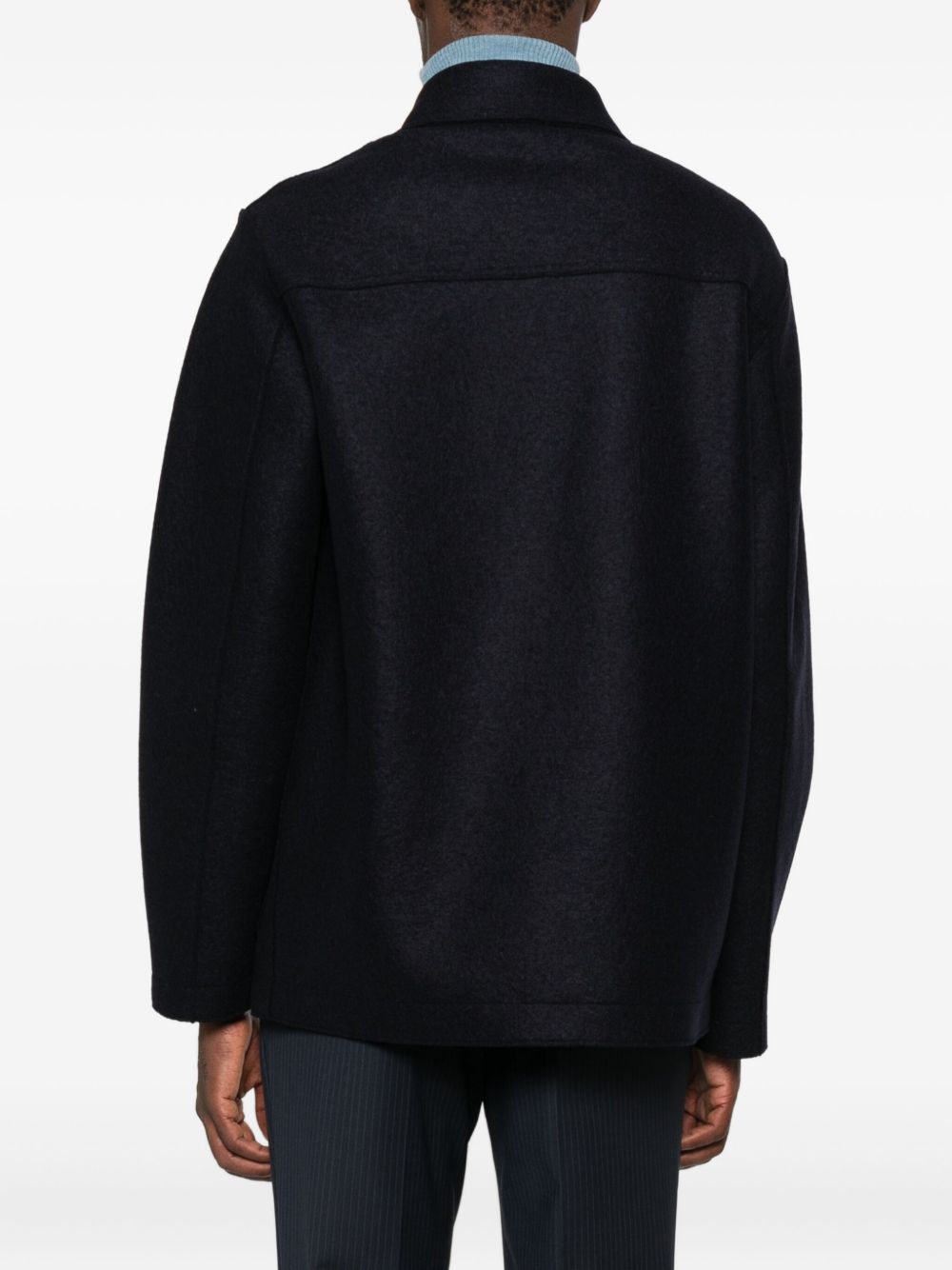 Giacca con bottoni in blu Harris wharf london - uomo 