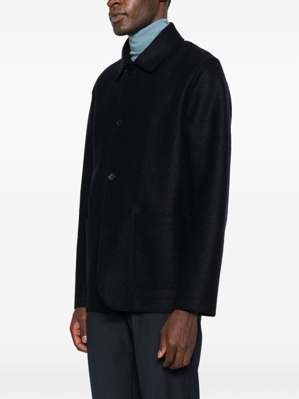 Giacca con bottoni in blu Harris wharf london - uomo 