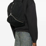 Zaino tecton con zip in nero Heliot emil - uomo 