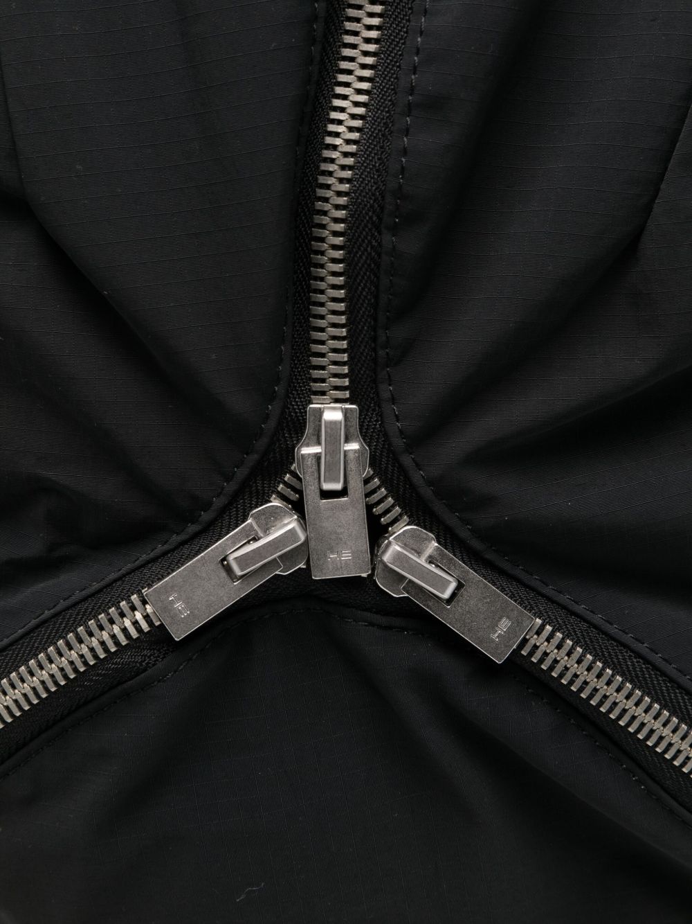 Zaino tecton con zip in nero Heliot emil - uomo 