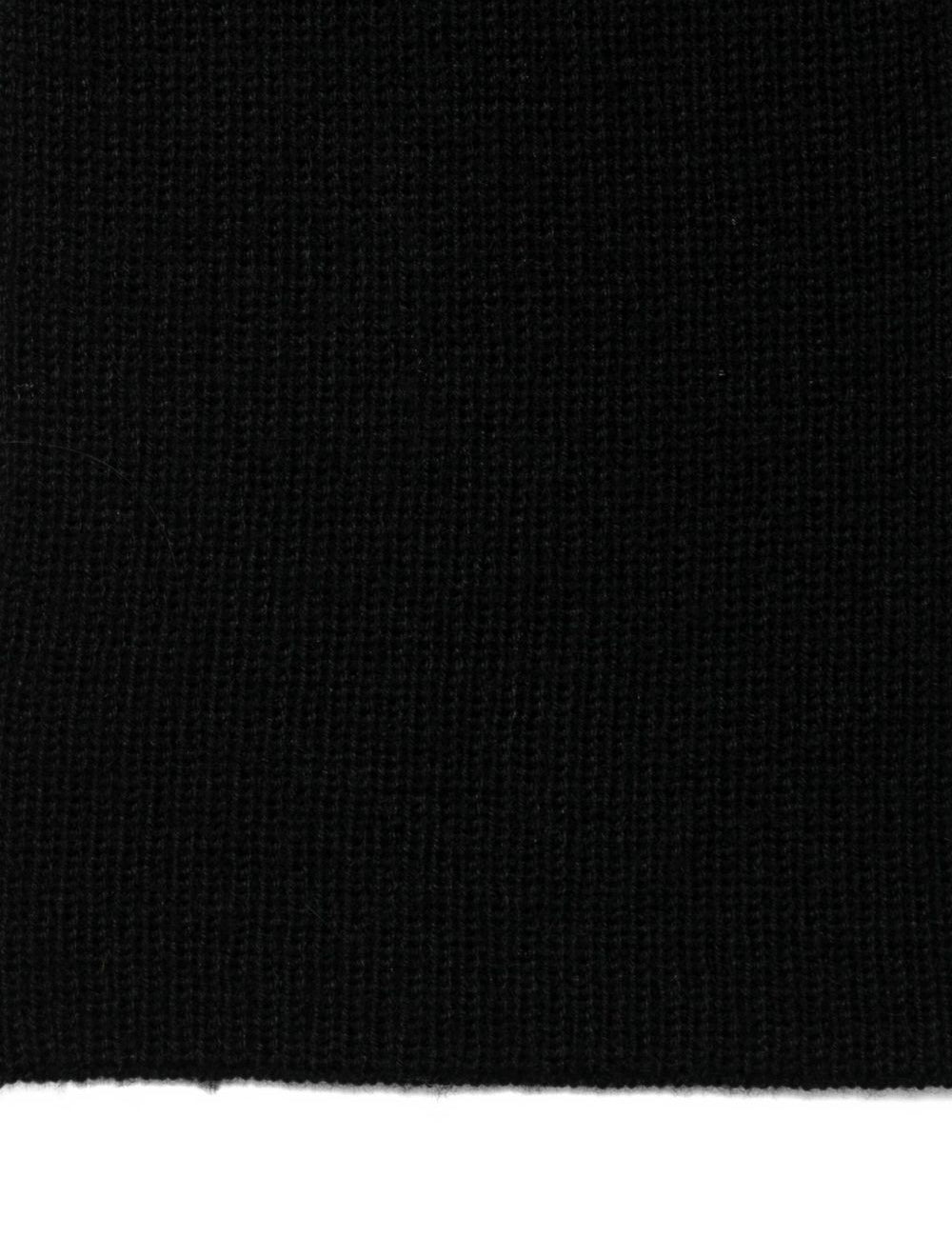 Sciarpa con cappuccio pfos in nero Heliot emil - uomo 