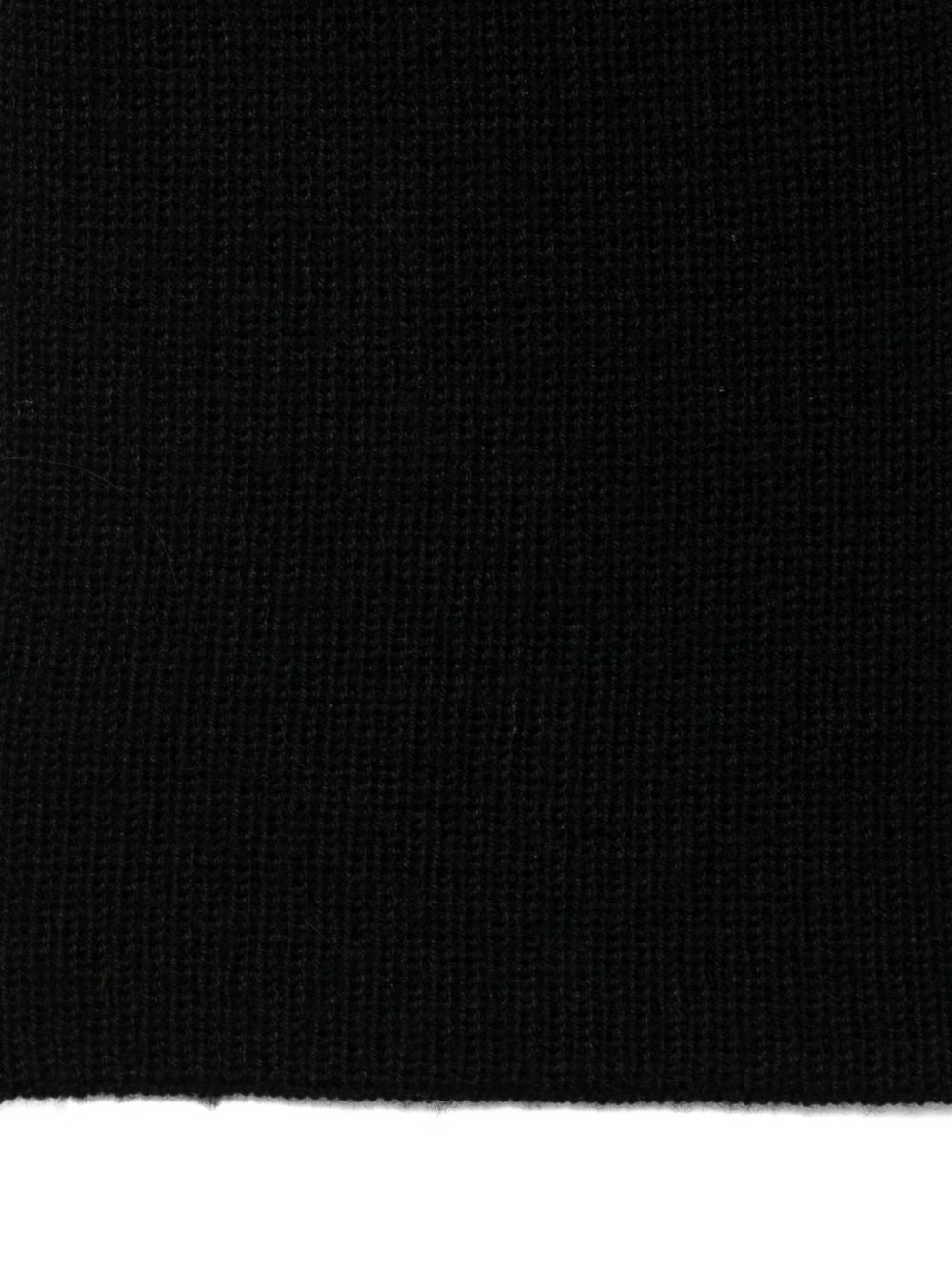 Sciarpa con cappuccio pfos in nero Heliot emil - uomo 